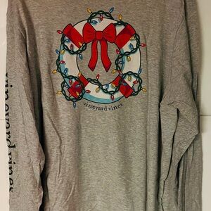 Vineyard Vines Heather Gray Cotton Tee